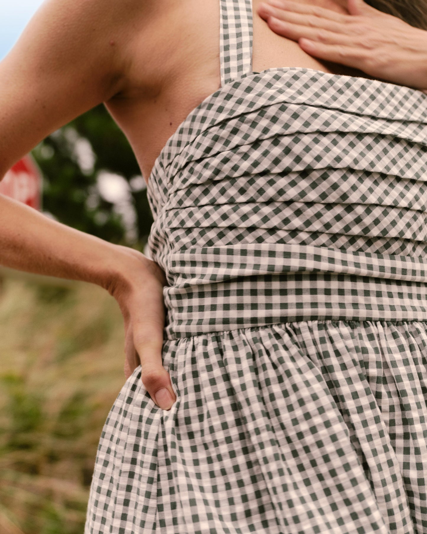 Chalmers Midi Dress- Moss