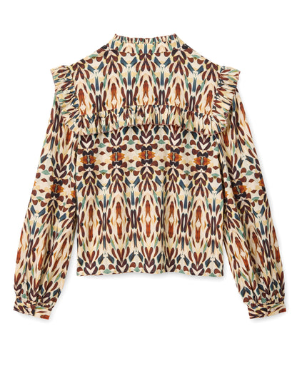 Piper Top- Kaleidoscope Print