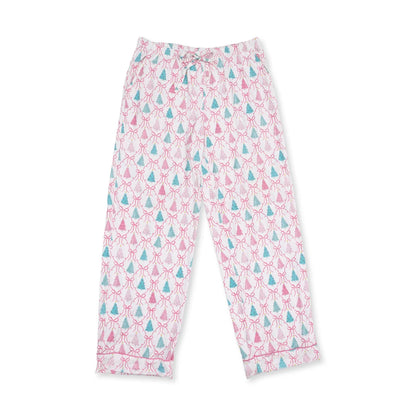 Adult PJ Set- Bow Trellis Tree