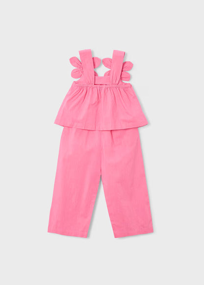 Girls Pant + Top Set in Geranium