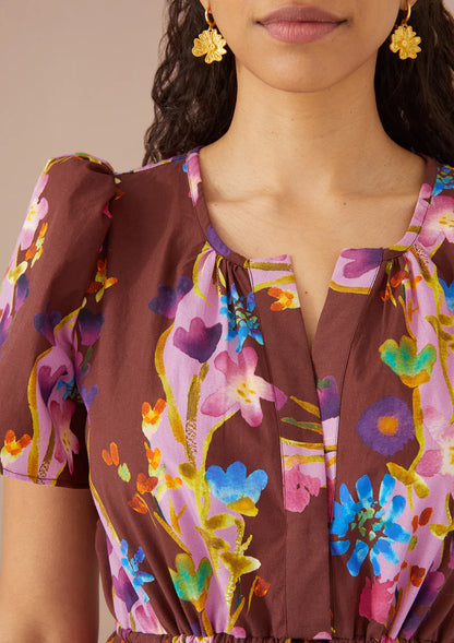 Bonnie Dress- Cinnamon