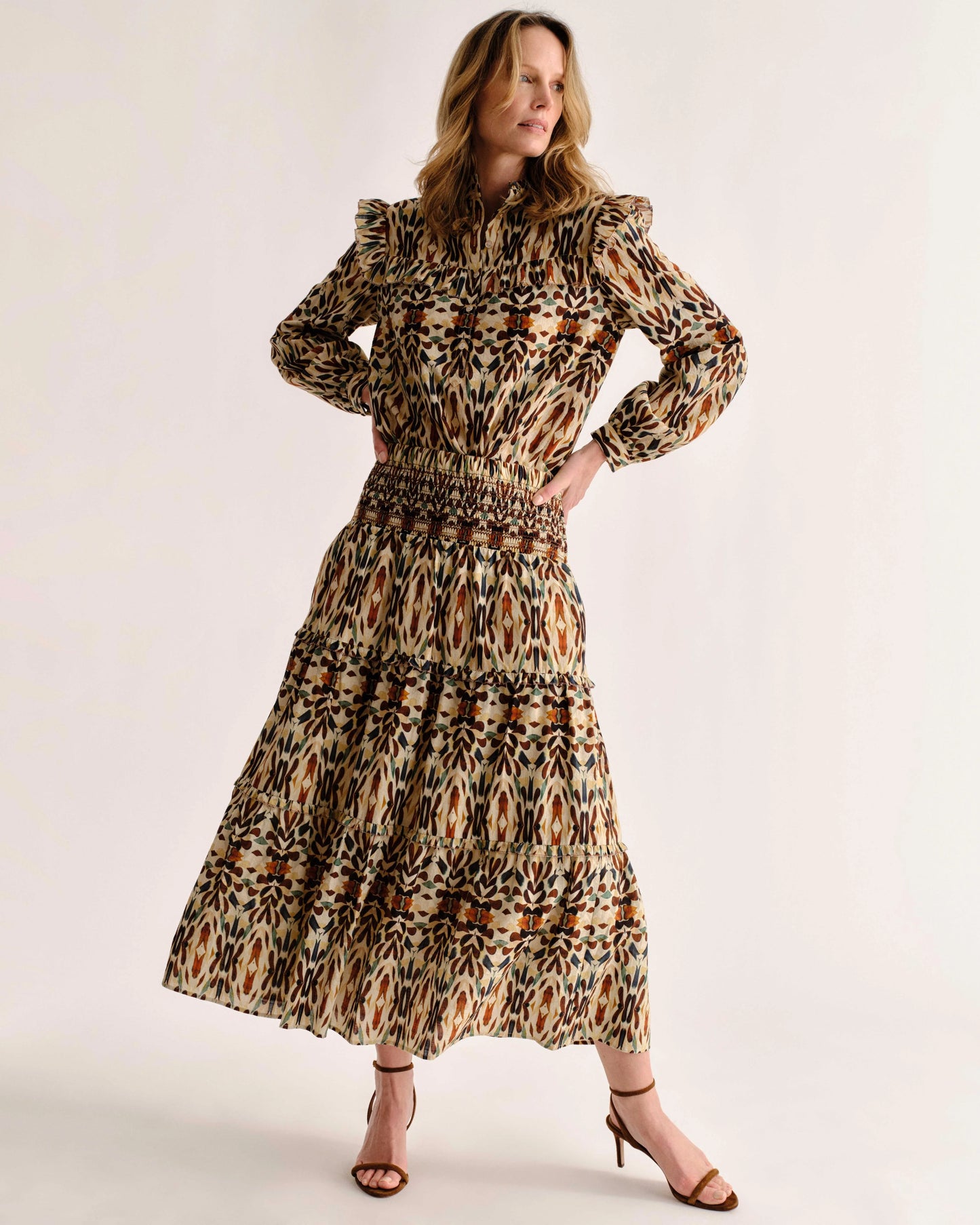 Piper Top- Kaleidoscope Print