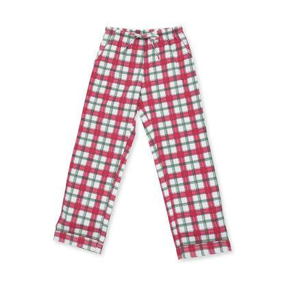 Adult PJ Set- Holiday Plaid