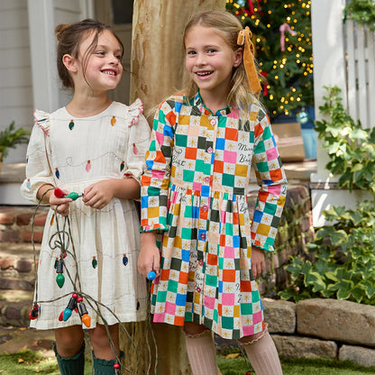 Girls Autumn Dress- Merry + Bright