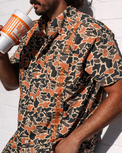 Guayabera Libre- Whataburger Camo