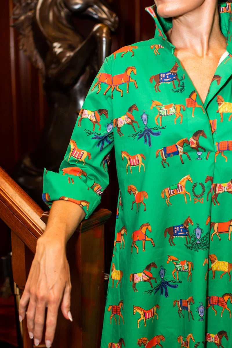 High Horse Long Shirt Dress