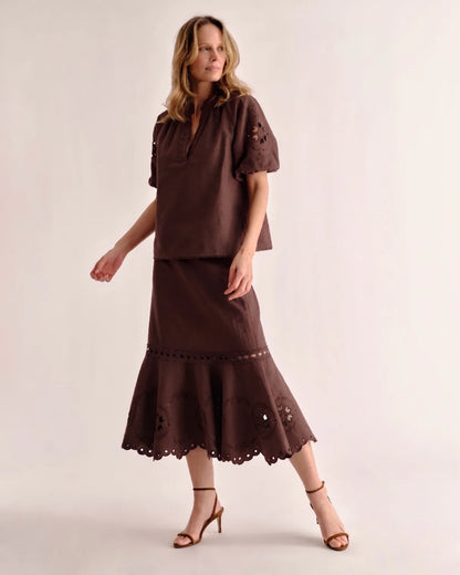 Marlo Skirt- Cacao