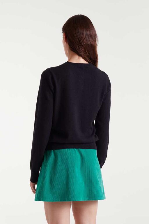 Black Multi Heart Cardigan