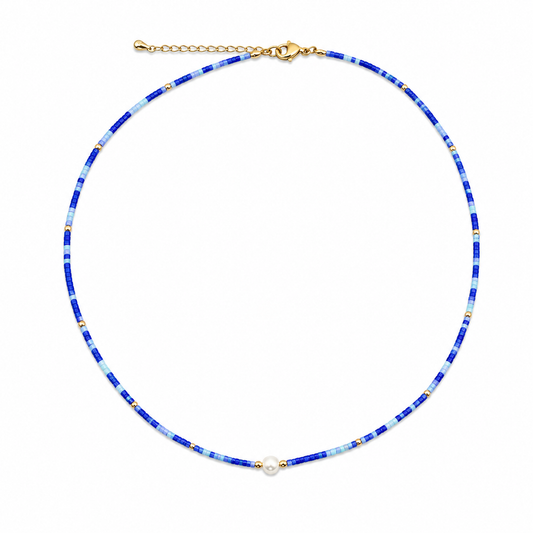 Shades of Blue Bitty Bauble Necklace