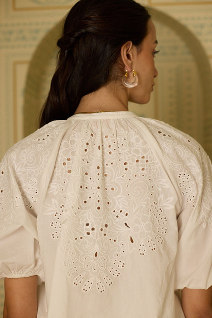 Sandy Blouse- White