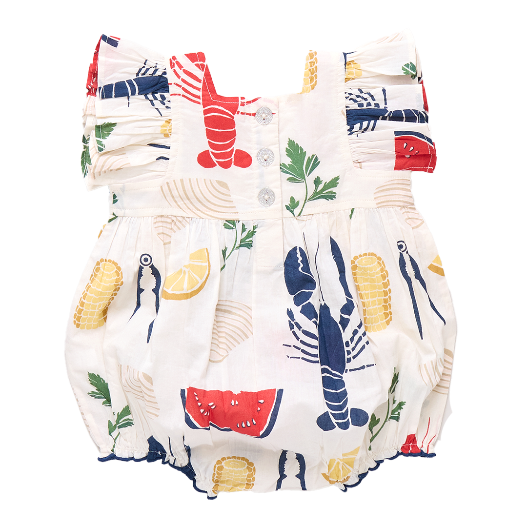 Baby Girls Elsie Bubble- Clam Bake