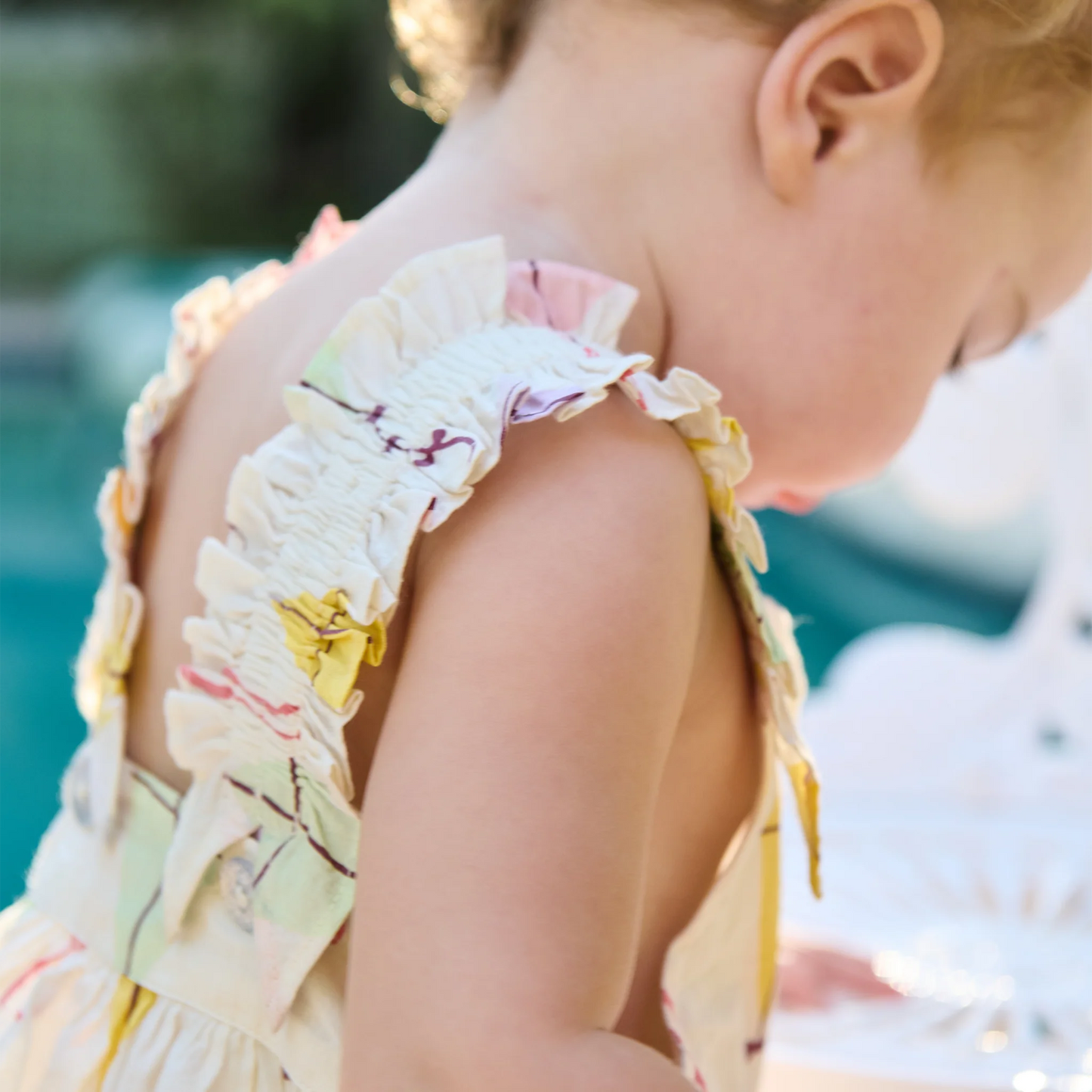 Baby Girls Via Bubble- Flying Kites
