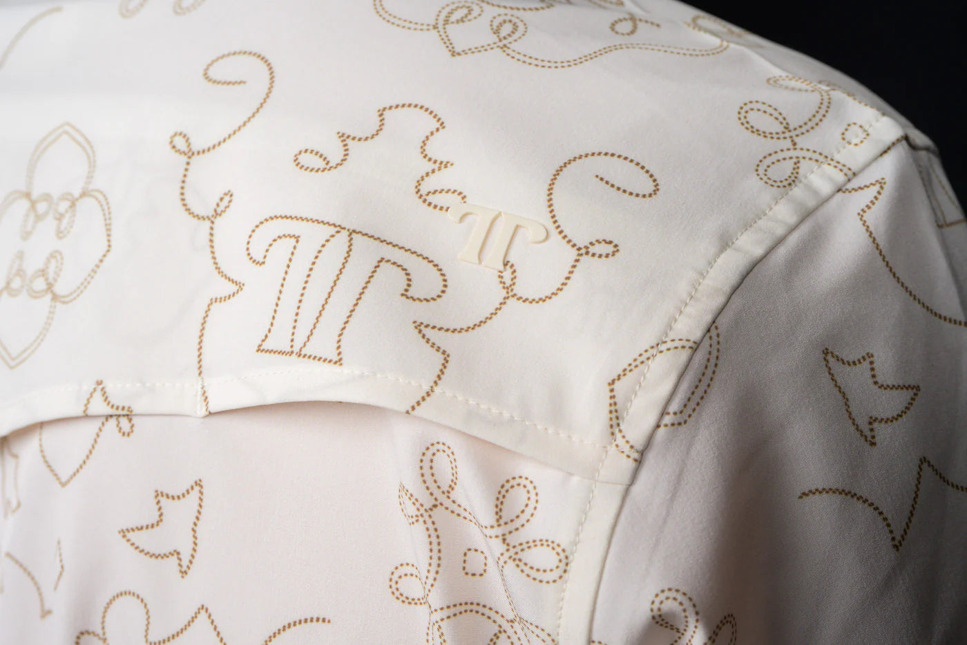 The Carson Short Sleeve Snap- Beige