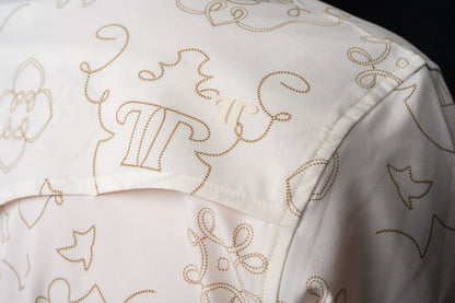 The Carson Short Sleeve Snap- Beige