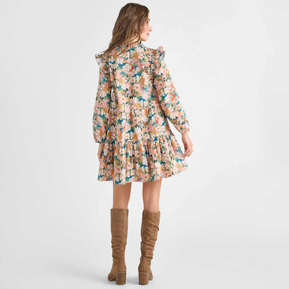 Womens Kalani Dress- Watercolor Floral