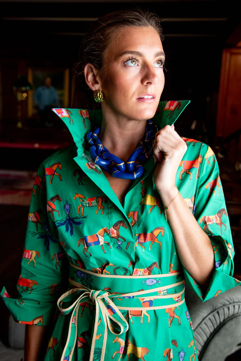 High Horse Long Shirt Dress