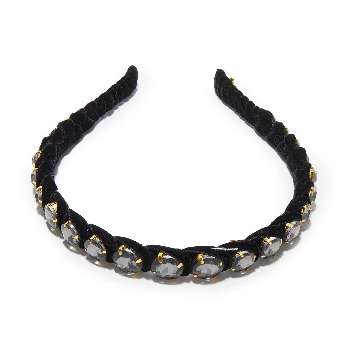 Jet Graduated Crystal Headband