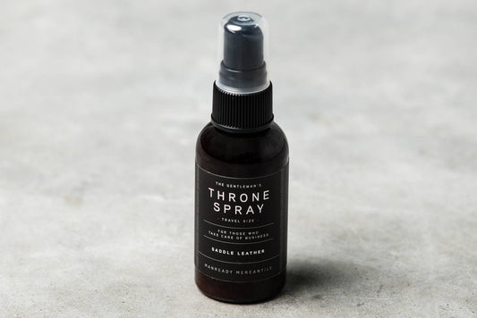 Travel Size Throne Spray- Saddle Leather 2 oz