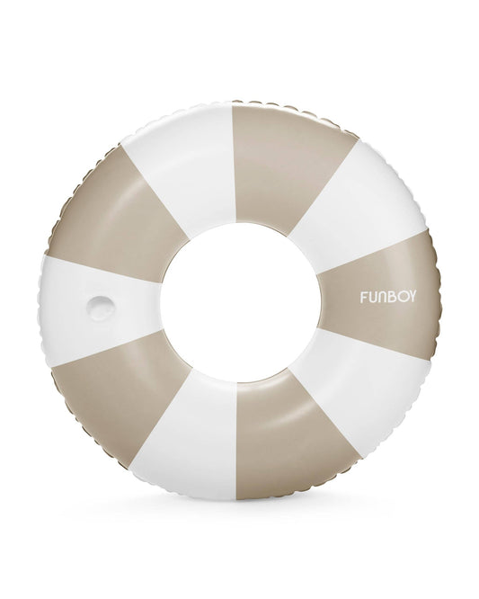 Khaki Vintage Stripe Tube Float