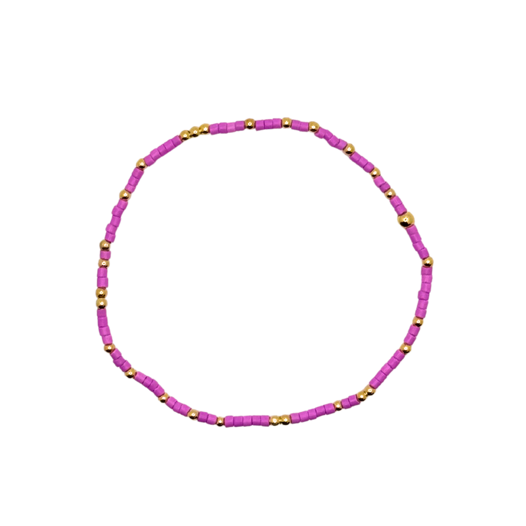 Orchid Bitty Bauble Bracelet