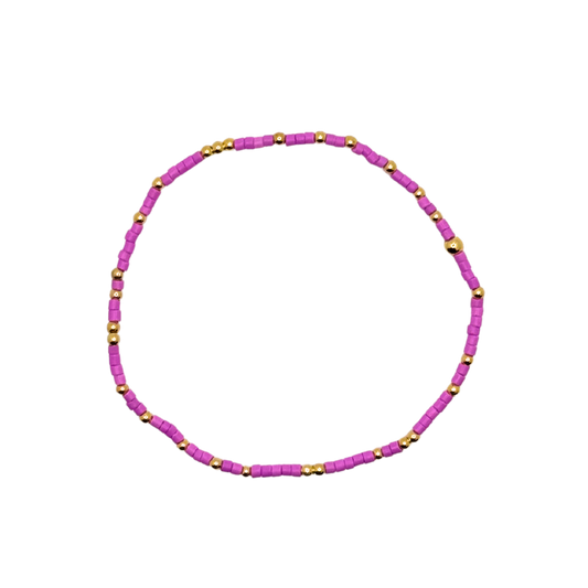 Orchid Bitty Bauble Bracelet