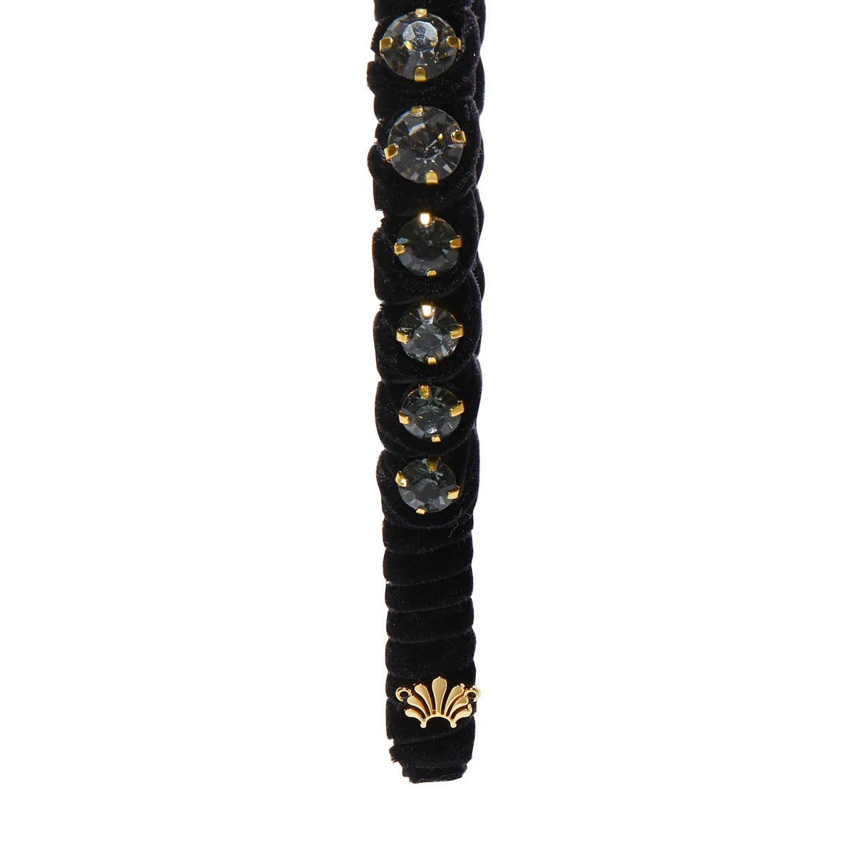 Jet Graduated Crystal Headband