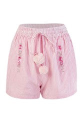 Candy Striper Embroidered Shorts