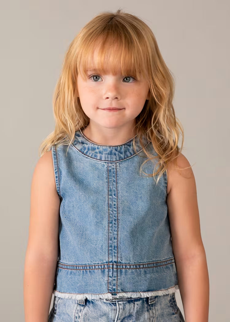 Girls Denim Top