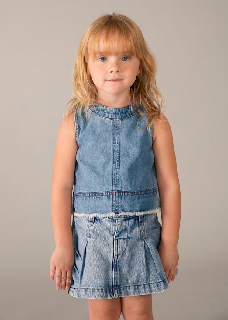 Girls Denim Top