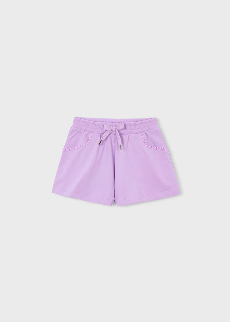 Lilac Chenille Shorts