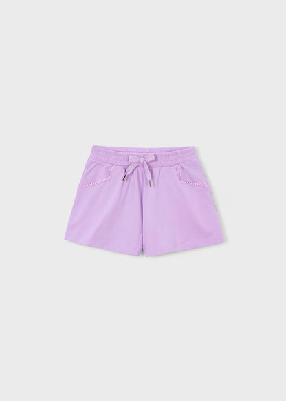 Lilac Chenille Shorts