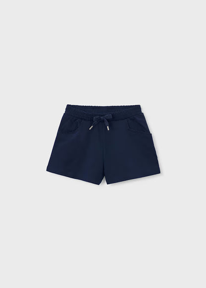 Navy Chenille Shorts