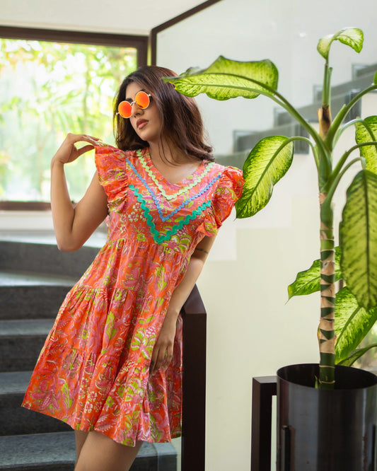 Womens Flutter Dress by Sohana