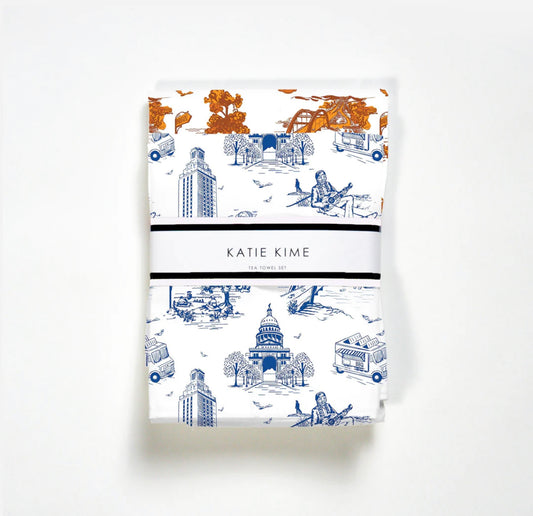 Katie Kime City Toile Tea Towel Sets