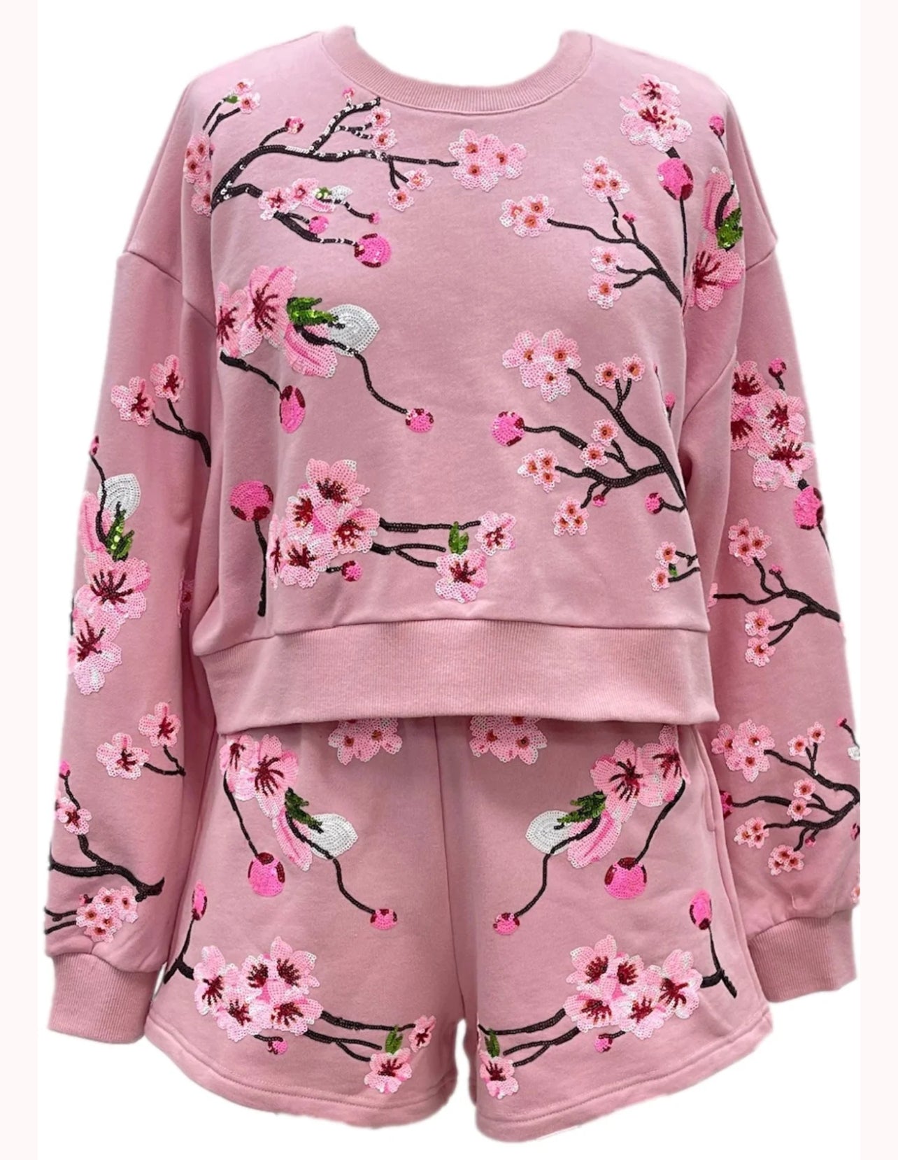 QOS Cherry Blossom Sweater
