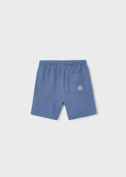 Boys Knit Shorts- Blue