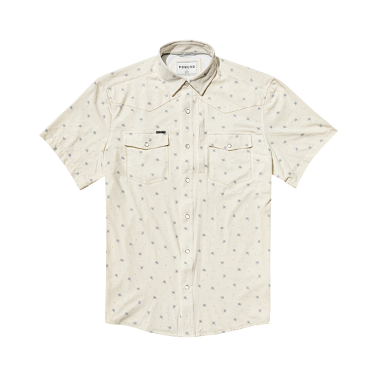 The Llano by Poncho- Floral Print on Off-White