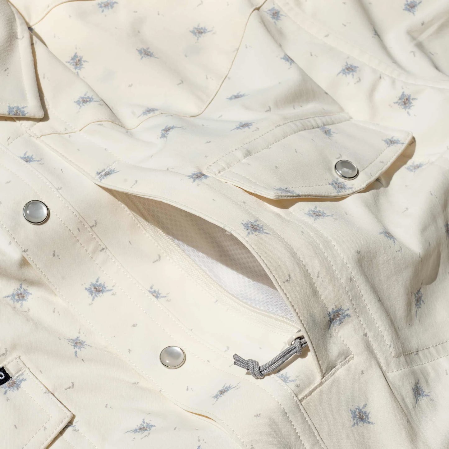 The Llano by Poncho- Floral Print on Off-White