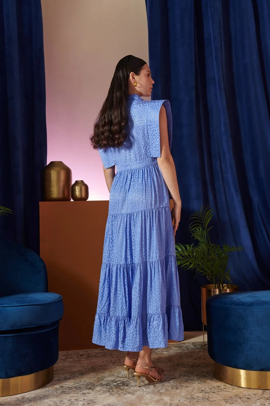 Lucero Dress- Blue