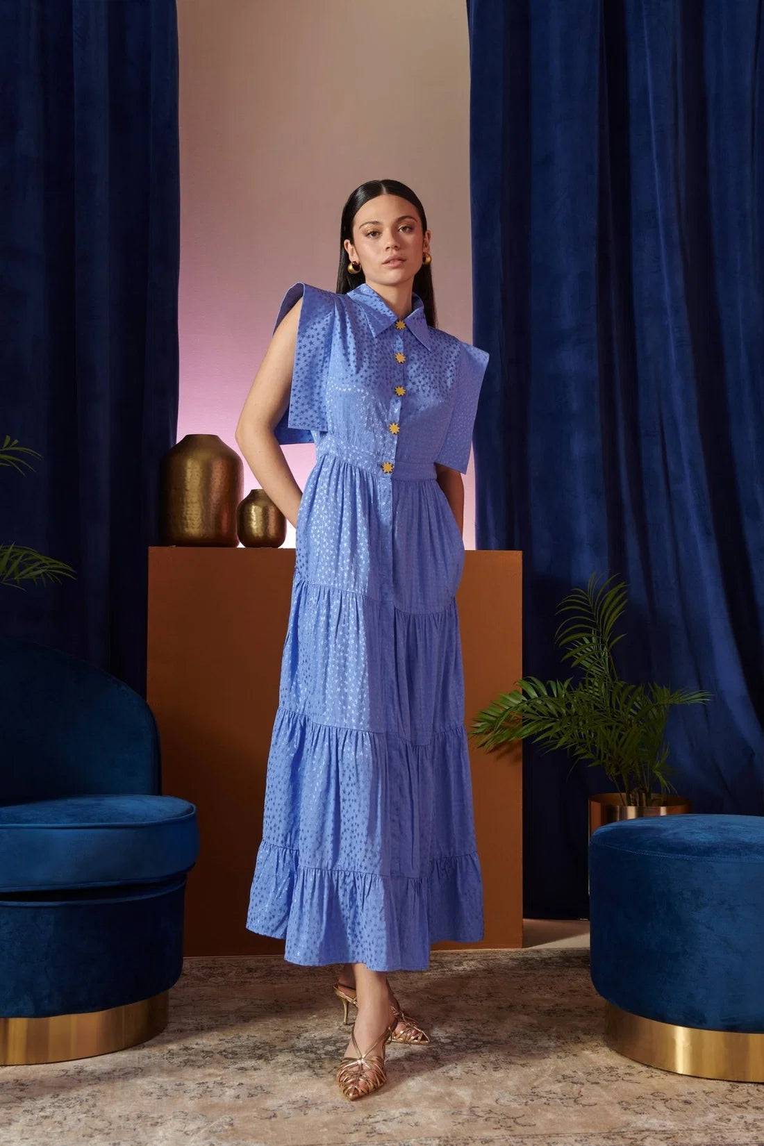 Lucero Dress- Blue