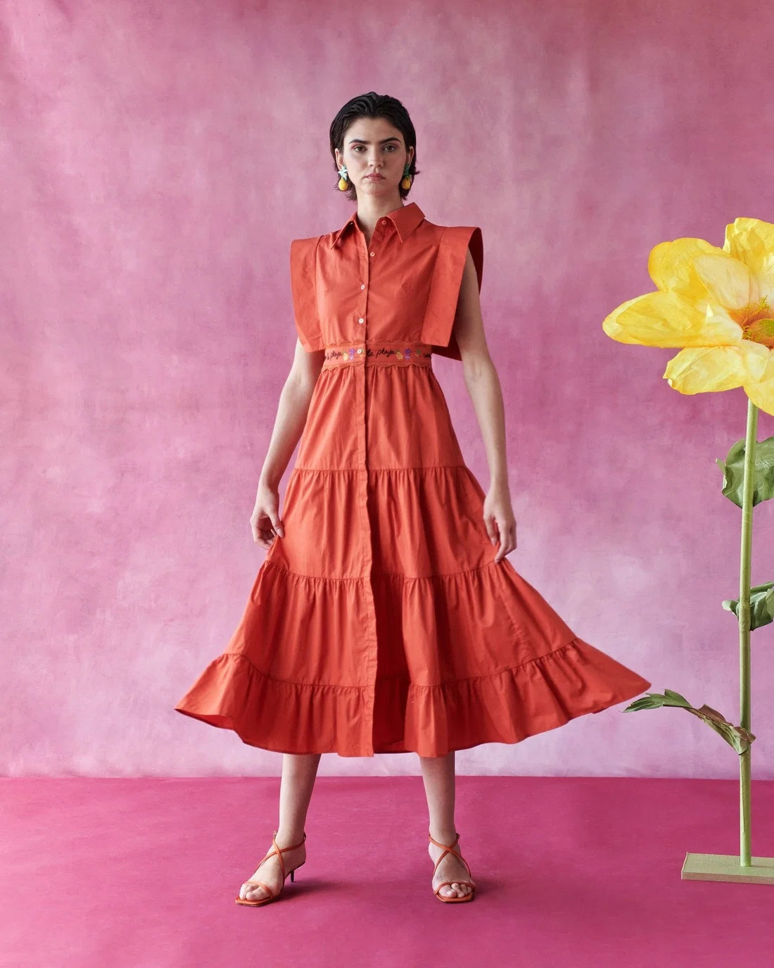 Lucero Dress- Orange