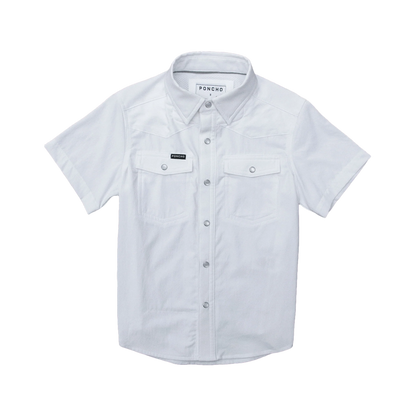 The Mutton Buster Kids Shirt by Poncho- White