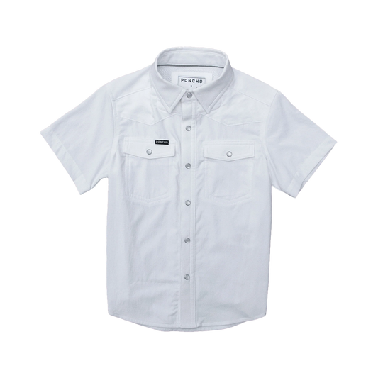 The Mutton Buster Kids Shirt by Poncho- White