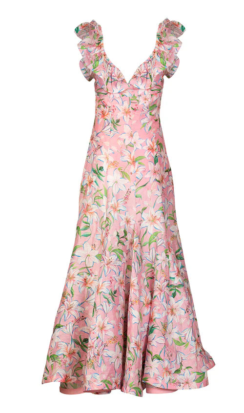 Pink Lily Blossom Dress