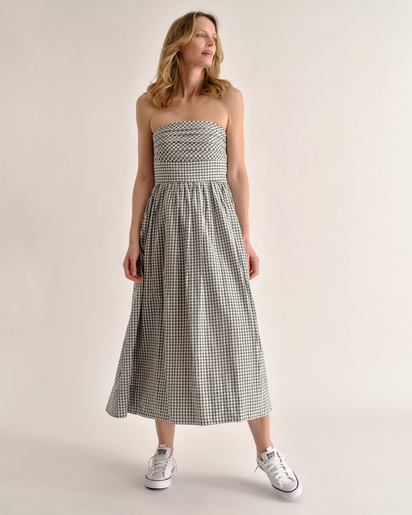 Chalmers Midi Dress- Moss
