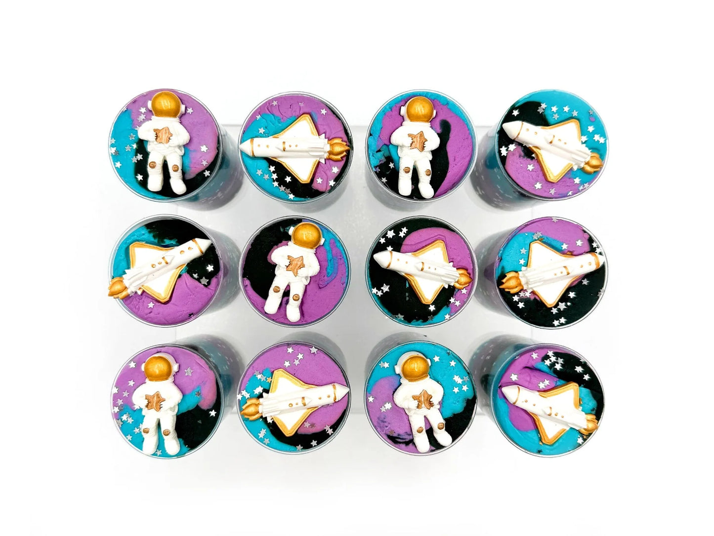 Space Sensory Dough Push-Pop