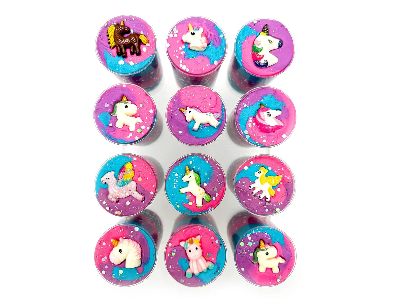Unicorn Sensory Dough Push Pop