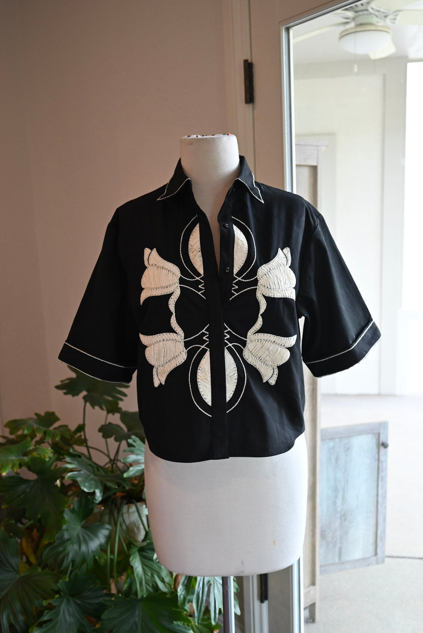 Florentine Button Down Top