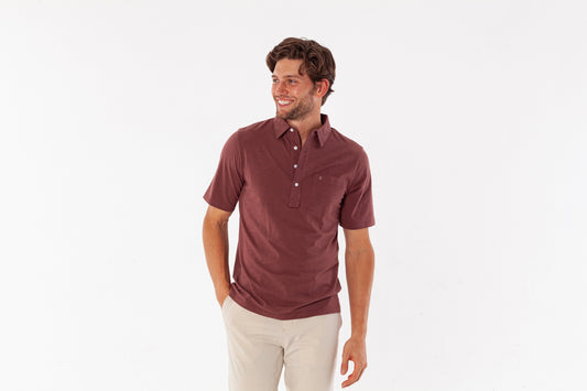 Top-Shelf Players Shirt- Mudslide Microstripe