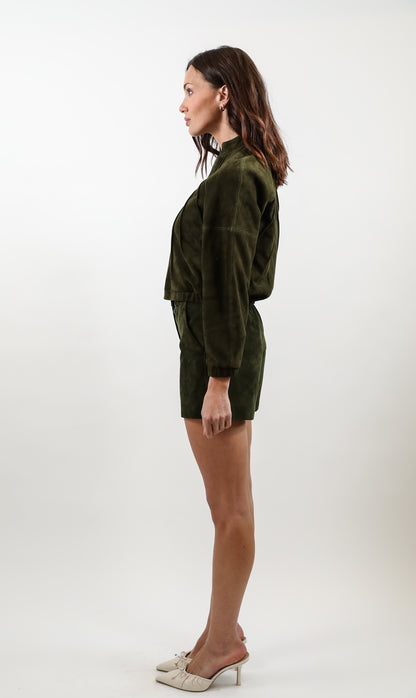 Alison Short- Moss Suede